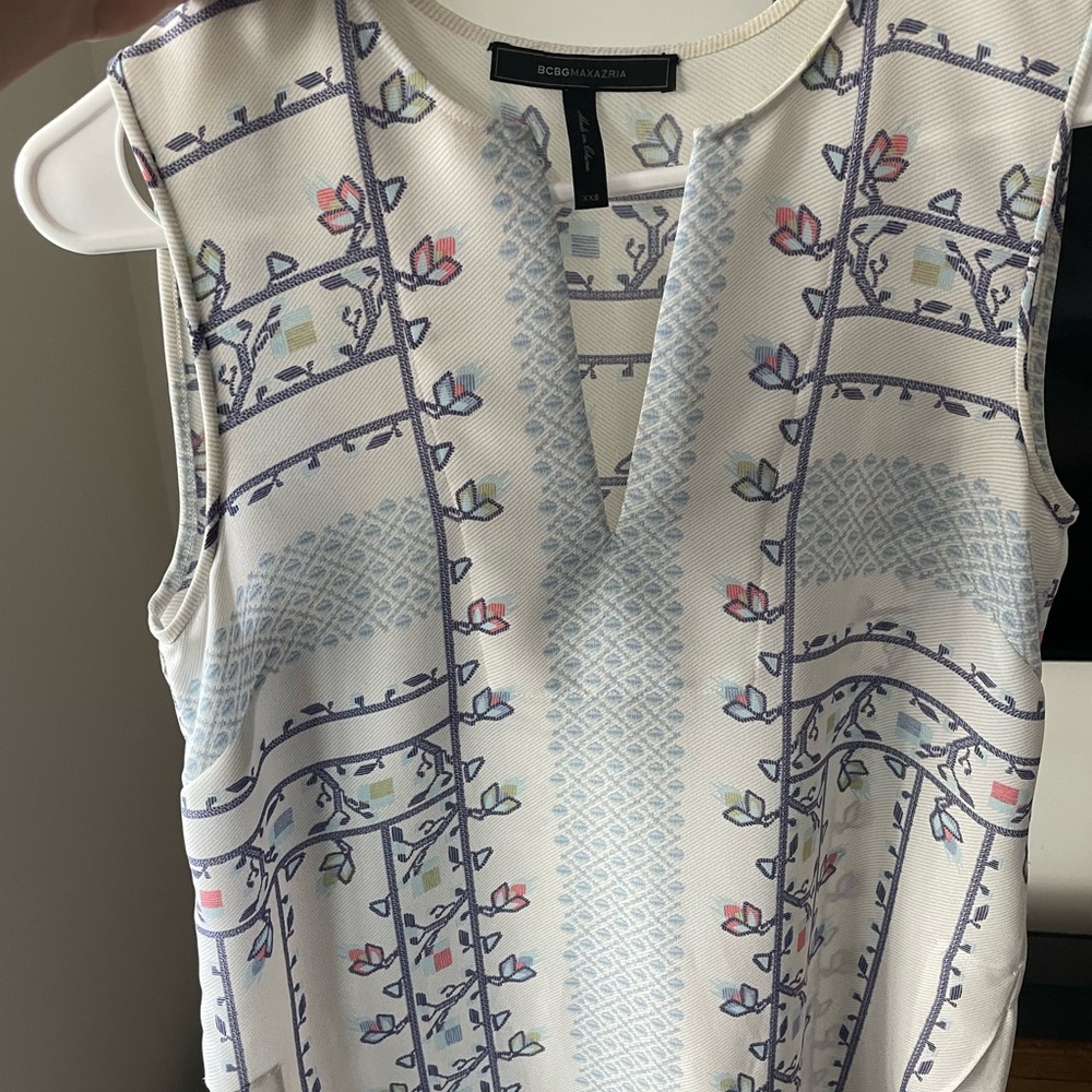 BCBG silk tank top
